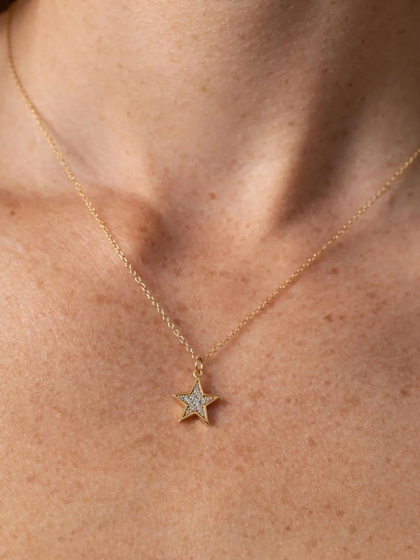 Astral Star Necklace - Gold - ThamesTwist